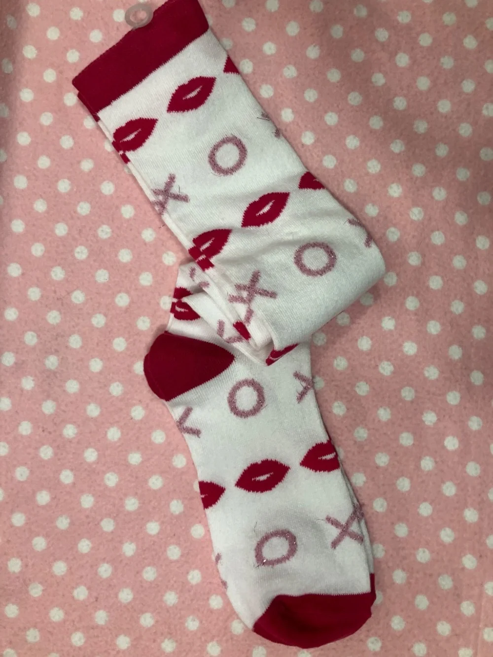 Hugs & Kisses Knee Socks M